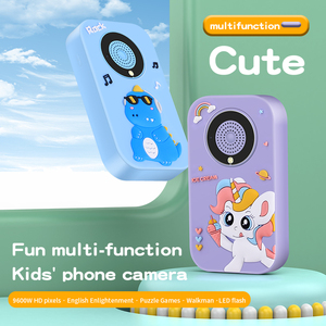 Téléphone portable pour enfants A20, appareil photo, carte MicroSD, étanche, grand angle 180°, jouets de dessin animé pour enfants, jeux de développement de puzzle, cadeau, album - Product Image 2