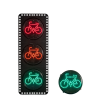 Feu de signalisation LED de sécurité pour croisements, résistant aux intempéries, pour la gestion routière urbaine des véhicules non motorisés