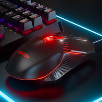 Ratón para juegos, ergonómico, con 6 botones, mecánico, con cable, para PC de escritorio, portátiles, compatible con USB, modo silencioso, nivel profesional, para cibercafés