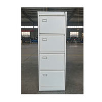 KD-Tiroirs de stockage de fichiers à structure verticale, armoires métalliques en fer, armoire de remplissage à 4 tiroirs, armoire de bureau en acier