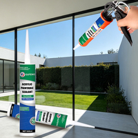 GUFENG Mastic acrylique direct pour fissures de béton, scellant acrylique pour vitres et cadres de portes et fenêtres