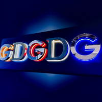Lettres en relief 3D personnalisées en acier inoxydable avec éclairage LED, enseigne rétroéclairée en acrylique, logo lumineux pour les bâtiments résidentiels, extérieur, IP65, étanche, entreprise