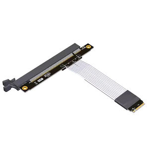 Für <span class=keywords><strong>M</strong></span>.2 NGFF NVMe Key <span class=keywords><strong>M</strong></span> zu PCI-E x16 STX Motherboard Grafikkarte GPU-Verlängerung kabel PCIe 4.0x4 mit SATA-Netzteil kabel - Product Image 1