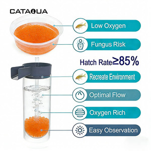 Venta directa de fábrica al por mayor MC Jar Incubadora de <span class=keywords><strong>huevos</strong></span> de pescado de recirculación transparente para acuicultura <span class=keywords><strong>Granja</strong></span> de peces de interior moderna - Product Image 1