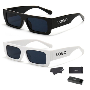 Lmamba 9116 Vintage Square Black Sunglasses Rectangle Fashion <b>Sun</b> Glasses 2024 Women Men <b>Shades</b> Logo Custom Glasses Eyewear - Product Image 1