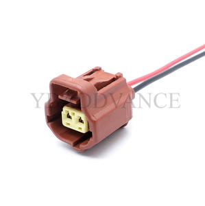 Arnés de cableado del motor Arnés de cables del sensor de temperatura del agua del arrancador de coche hembra de 2 pines para Ford - Product Image 1