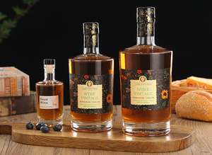 Offre Spéciale 100ml 500ml 750ml Whisky Bouteille de vin bouteille transparent givré rouge vin d'alcool <span class=keywords><strong>vodka</strong></span> épaissie bouteille en verre - Product Image 3
