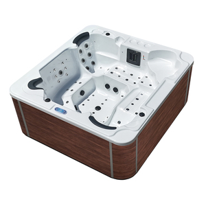 <span class=keywords><strong>Hydrorelax</strong></span> Spa de Luxe en Acrylique pour 5 Personnes, Moderne, Autoportant, avec LED, pour Jardin, Massage, Baignoire à Remous Extérieure avec Filtre de Drainage pour Familles - Product Image 3