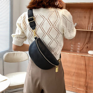 Bolso cruzado de cuero Pu para mujer, bandolera dorada con cremallera, <span class=keywords><strong>2023</strong></span> - Product Image 6