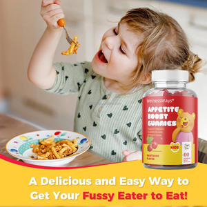 WelnessWays Vitamin Gummy with Boost Appetite Kids Gummies Vegan Kids Estimulante del apetito y ganador de peso - Product Image 4