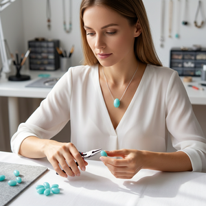 Perles rondes en résine blanche, couleur et taille personnalisées, design 3D de dessin animé de haute qualité pour la fabrication de bijoux, collection artisanale - Product Image 1