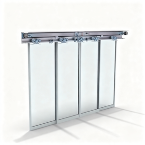 कोब मॉल स्टेनलेस स्टील स्वचालित सेंसर स्लाइडिंग इलेक्ट्रिक ट्रैक एक्सेस सिस्टम गैरेज वर्कशॉप अपार्टमेंट अस्पताल डीसी के लिए - Product Image 1