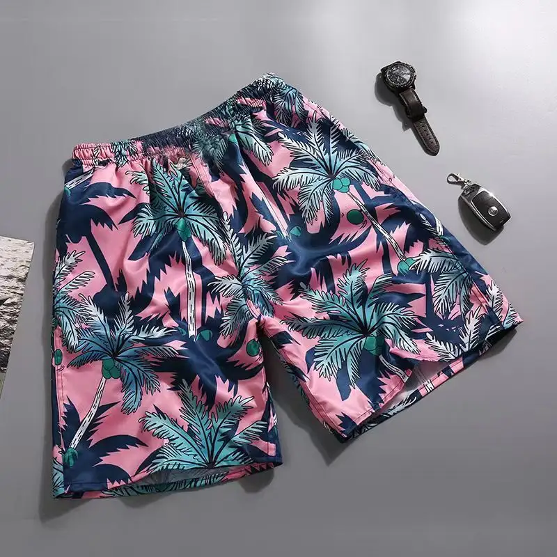 Usine Surf séchage rapide Hawaii bord de mer vacances mâle maillot de bain personnalisé hommes Hookie natation 2023 Style hawaïen homme Shorts de plage