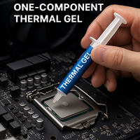 Poids net 30 grammes emballage de seringue gris pâte de graisse conductrice thermique plâtre composés de dissipateur de chaleur pour CPU LED