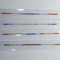 Bijoux KangYu – Zircone cubique 5A de 3 mm, taille brillant, pierres brutes multicolores irisées, gemmes brutes traitées thermiquement
