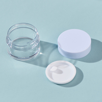 Vente en gros pot de crème PS en plastique transparent de 3g 5g 10g 15g 20g pour crème contenant pour soins de la peau emballage cosmétique