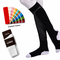 Chaussettes d'équitation techniques rembourrées, respirantes, renforcées, durables, avec logo personnalisé en couleur
