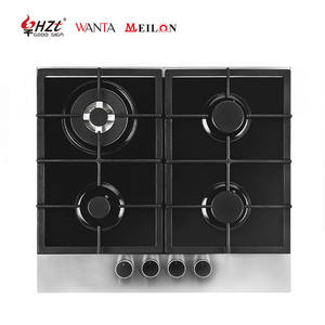 Estufa de Gas Natural Profesional para Cocina, Fabricada por Expertos, con 4 Quemadores, Estufa de Gas LPG con Cubierta de Vidrio - Product Image 2