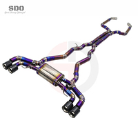 Système d'échappement Catback en titane SD avec tuyaux de 3 pouces pour BMW M550/M550i G30/N63 4.4TT 2019-2025, silencieux et embouts MP