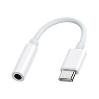 Adaptateur pour téléphone portable Type-C vers 3,5 mm, compatibilité appels pour câble audio d'écouteurs