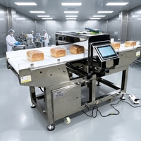 Détecteur de métaux de qualité alimentaire industrielle avec système de convoyeur pour la transformation de la viande et des fruits de mer, certifié CE