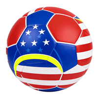 Ballon de football Aiju en cuir PVC cousu à la machine, haute qualité, durable, tendance, taille 5, logo personnalisé, événements promotionnels, divertissement