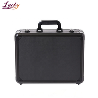 Fabricant de valises en aluminium noir, étuis de transport pour cartes sportives, étuis en mousse souple - Étuis à outils polyvalents