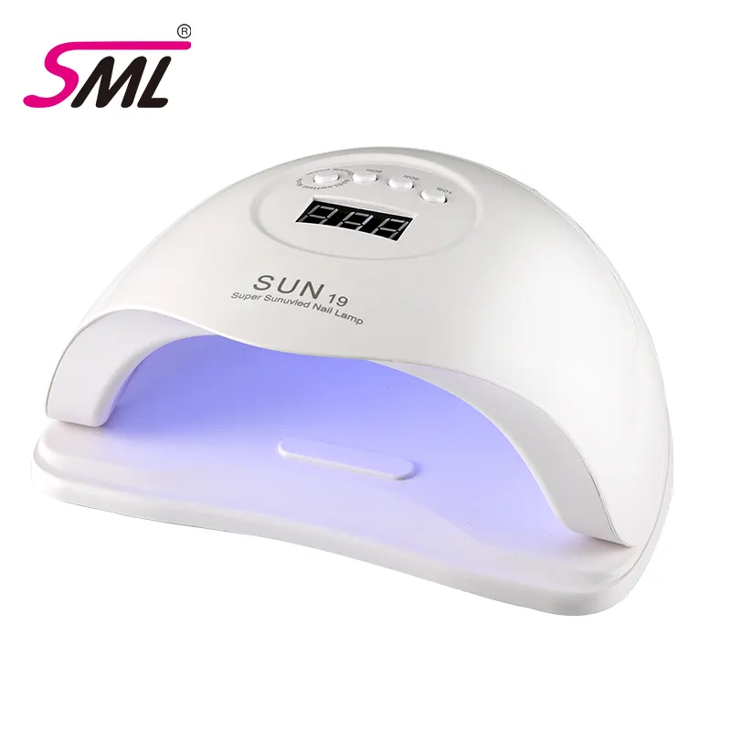 Secador de unha profissional com sensor uv, máquina para secagem de unha de 80w com sensor inteligente, secador de unha de manicure com lâmpada de led