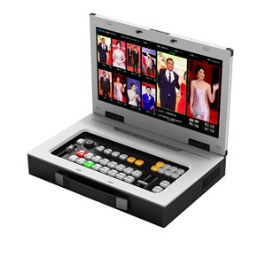 Mezclador de vídeo todo en uno, 15,6 pulgadas, LCD, 4 x SDI, 2 x H, DMI, 2 x entradas IP, 8 canales, vmix, HD, competición con blackmagic <span class=keywords><strong>atem</strong></span> <span class=keywords><strong>mini</strong></span> <span class=keywords><strong>pro</strong></span>, conmutador de vídeo - Product Image 2