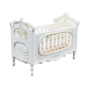 Casa de muñecas <span class=keywords><strong>miniatura</strong></span> victoriana de madera BB cuna - Product Image 1