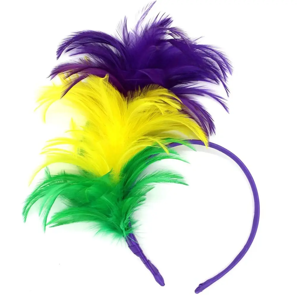 Bướm trang phục phụ kiện Masquerade Đảng mũ nón trang trí đám cưới sinh nhật hiển thị Mardi Gras lông headband cho phụ nữ