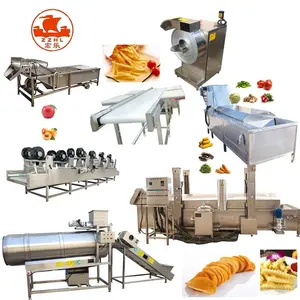 Automatic Potato French Fries Production Line Frozen French Fries Production Line