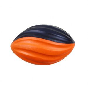Vente directe usine – Balle anti-stress en spirale style rugby avec logo personnalisable, pour la relaxation et l'exercice de la préhension, balles jouets en gros - Product Image 3