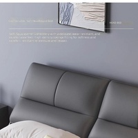Fabrik-Großhandel Kingsize Doppel-Lederbett Modernes Luxus-Hauptschlafzimmer Ottoman-Bett mit Stauraum