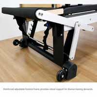 Machine de Pilates Reformer professionnelle en aluminium MJD avec ressorts réglables pour studio de fitness et salle de sport