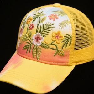 Custom Brand Design Sporty Fashion 5 Panel Baseball Cap Custom Your Flame 3D Embroidery Common - Product Image 2