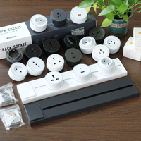 Adaptador de Enchufe Extraíble KSQ para Brasil/Italia/UE/Reino Unido/Rusia, 6 Tomas Metálicas, 32A, con Puerto USB, Interruptor, para Cocina y Oficina