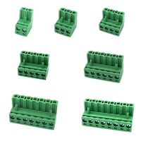 HQ2EDGK-5.0/5.08 5.08mm pcb connecteur de bornier à vis kf301 7p vis tête transformateur plugin bornier connecteur