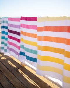 Toalla <span class=keywords><strong>de</strong></span> <span class=keywords><strong>Playa</strong></span> Extra Grande <span class=keywords><strong>de</strong></span> Lujo 100% Algodón, Diseño a Rayas Súper Suave para Hotel, Baño y Hogar, Inspirada en el Estilo Tropical Turco - Product Image 3