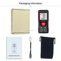 Télémètre laser portable haute précision LCD 905 nm avec protection IP54, plastique ABS, portée de 40 m à 200 m