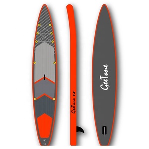 Doogeetone — planche de course gonflable, postiche pour Stand-Up, <span class=keywords><strong>Double</strong></span> <span class=keywords><strong>couche</strong></span>, adaptée pour la qualité professionnelle, personnalisation de 14 pieds - Product Image 5