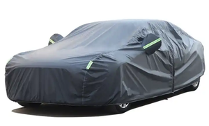 Prix usine personnalisé universel voiture <span class=keywords><strong>protection</strong></span> anti-poussière imperméable soleil berline couvre bâche de voiture pour l'extérieur - Product Image 5