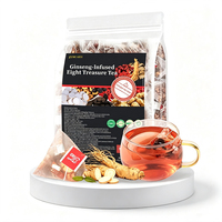 Té Herbal de Cinco Tesoros con Ginseng, Mezcla de Maca, Goji y Polygonatum, Aumenta la Vitalidad, Personalizable OEM, Favorece la Vitalidad Física