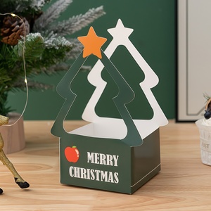 Caja de Regalo Navideña Premium para Pasteles y Dulces, Bolsa de Regalo Elegante, Regalo de Nochebuena, Regalo de Año Nuevo con Asa - Product Image 6