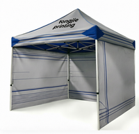 Tente Oxford à cadre en aluminium 10x10, imperméable, pliable et écologique pour les stands d'exposition intérieurs/extérieurs