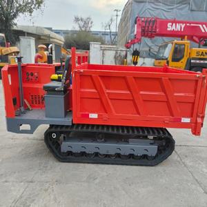 Vehículo Dumper de Orugas de 4 Toneladas y 55HP, Nuevo, de Alta Eficiencia, con Motor Diésel, Apto para Trabajos en Caminos Lodosos - Product Image 1