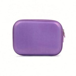 Cute Unicorn 3D Printed Leather Pencil Case <b>Mini</b> Hard Waterproof PU and <b>PC</b> Stationery Bag with Zipper Closure for School - Product Image 4