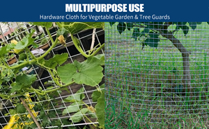 Grillage métallique 1/2 pouce 16 po x 100 pi, calibre 19, galvanisé à chaud, rouleau de grillage pour poulailler et jardin - Product Image 5