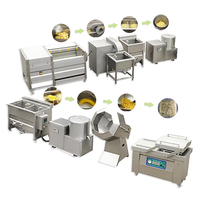 Meilleure vente de ligne de production automatique de frites et chips de pommes de terre surgelées et de ligne de production de frites congelées