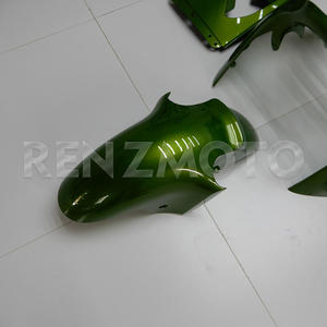 Carenados Completos para Motocicleta Kawasaki ZX12R 2000-2001, Plástico ABS Inyectado, Color Negro y Verde - Product Image 6